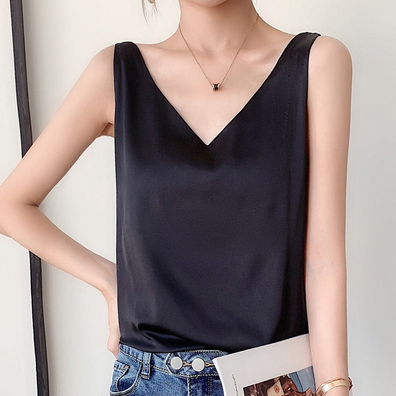 Gladys - Tanktop mit V-Ausschnitt