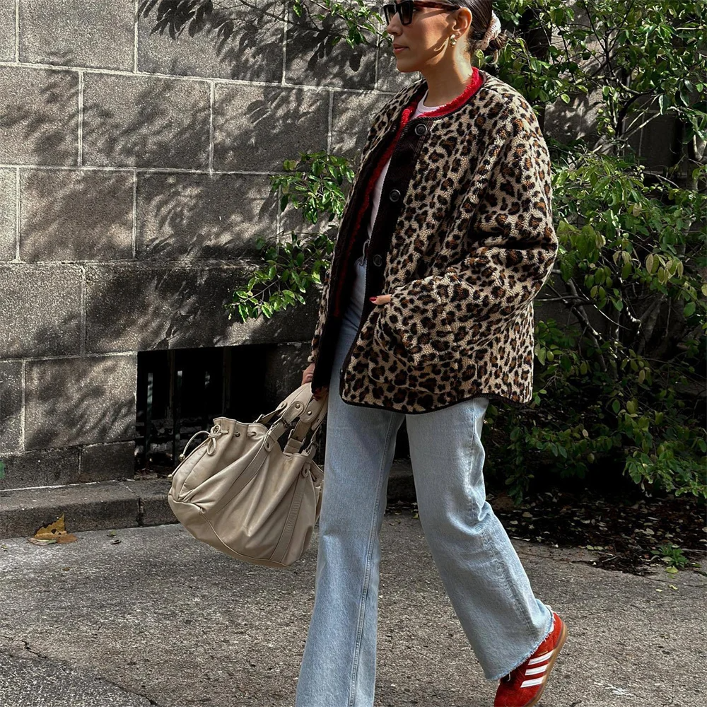Franca - Leopardenmuster Jacke