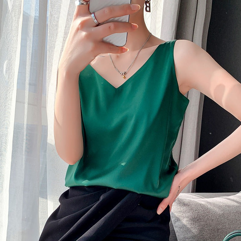 Gladys - Tanktop mit V-Ausschnitt