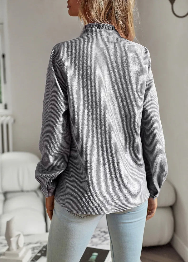 Alva Bluse - Elegante Damenbluse mit Rüschen
