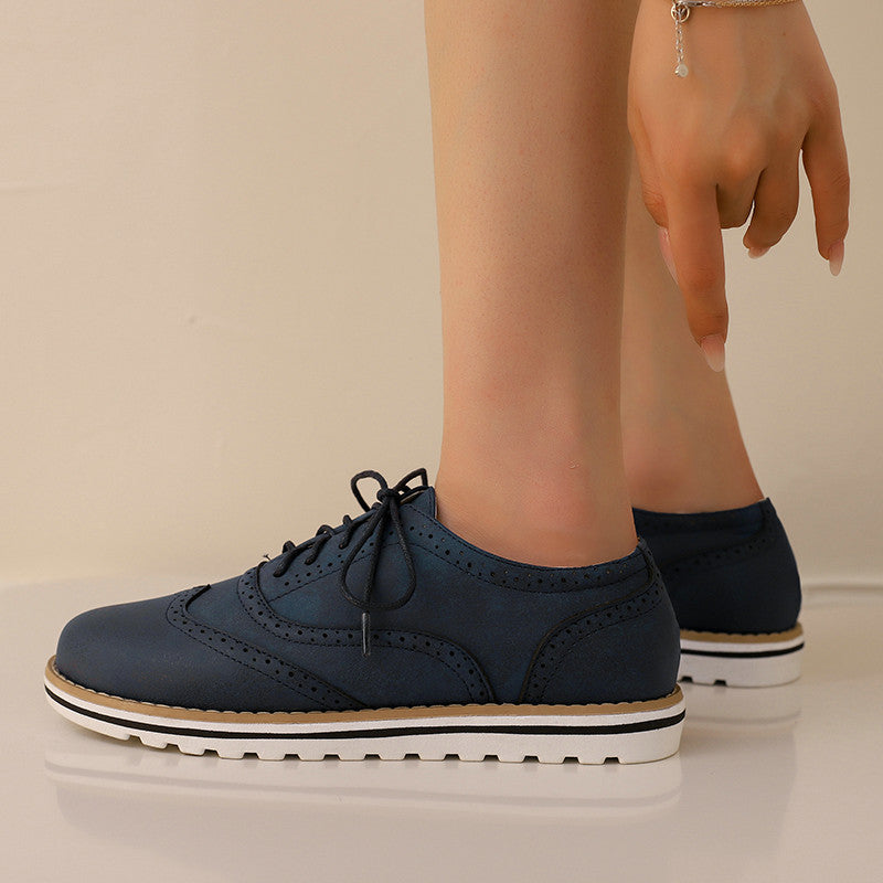 Sloane - Oxford Schnürschuhe mit Ausschnitt
