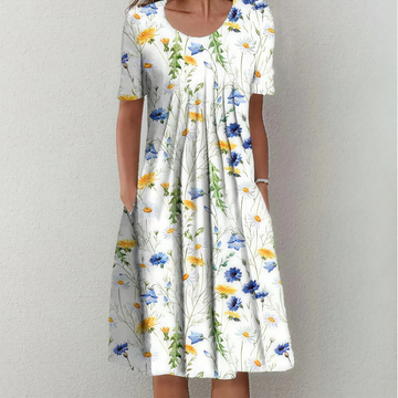 Emma - Gemustertes Damen Sommerkleid