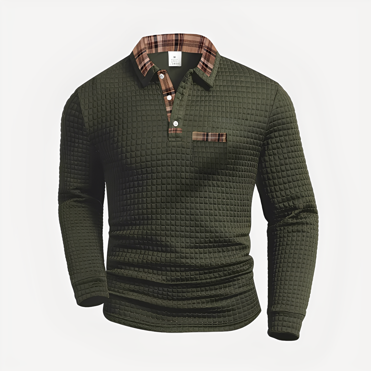 Morris - Schickes Langarm-Poloshirt