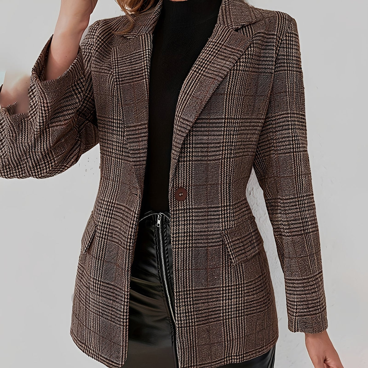 Eshal - Modischer karierter Blazer