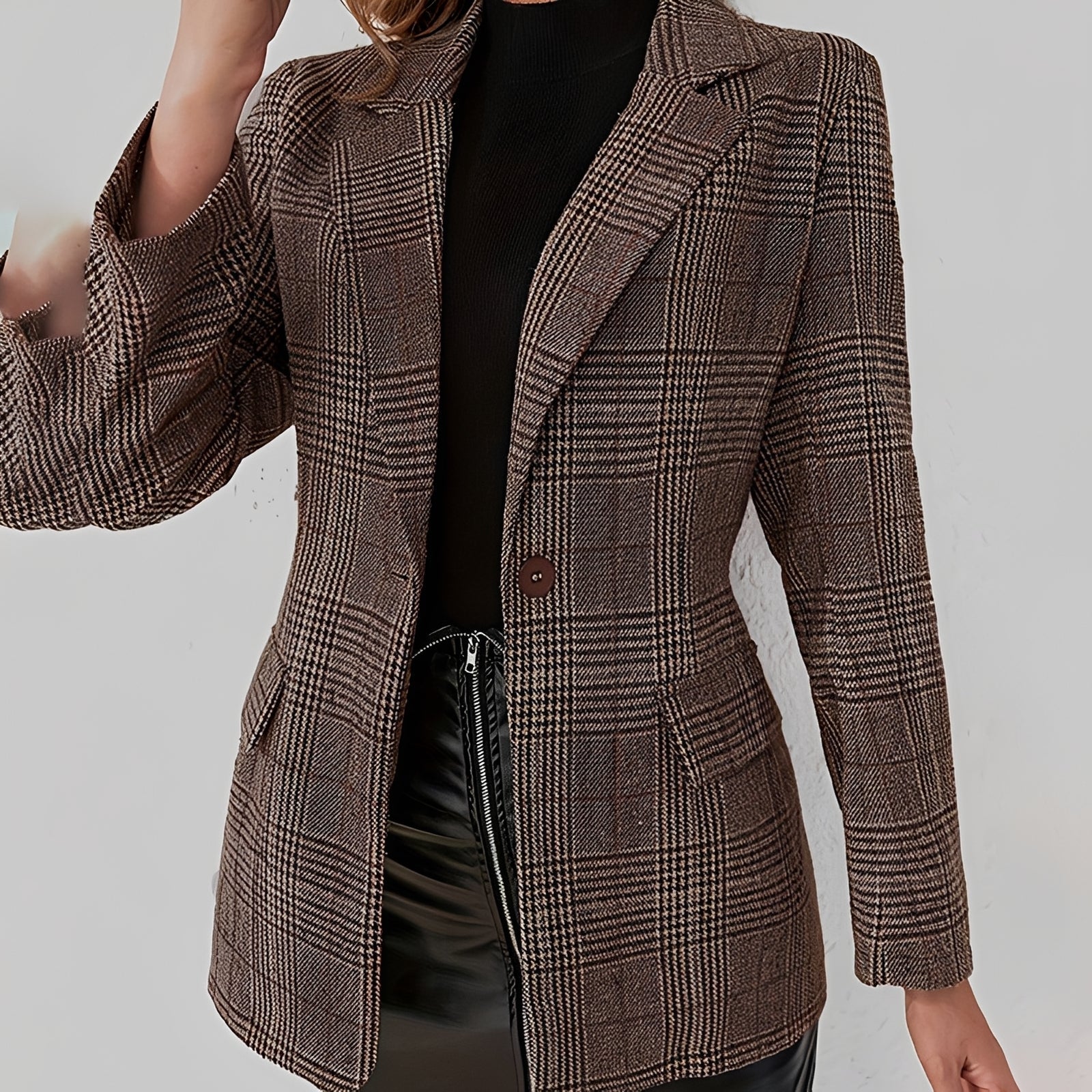Eshal - Modischer karierter Blazer