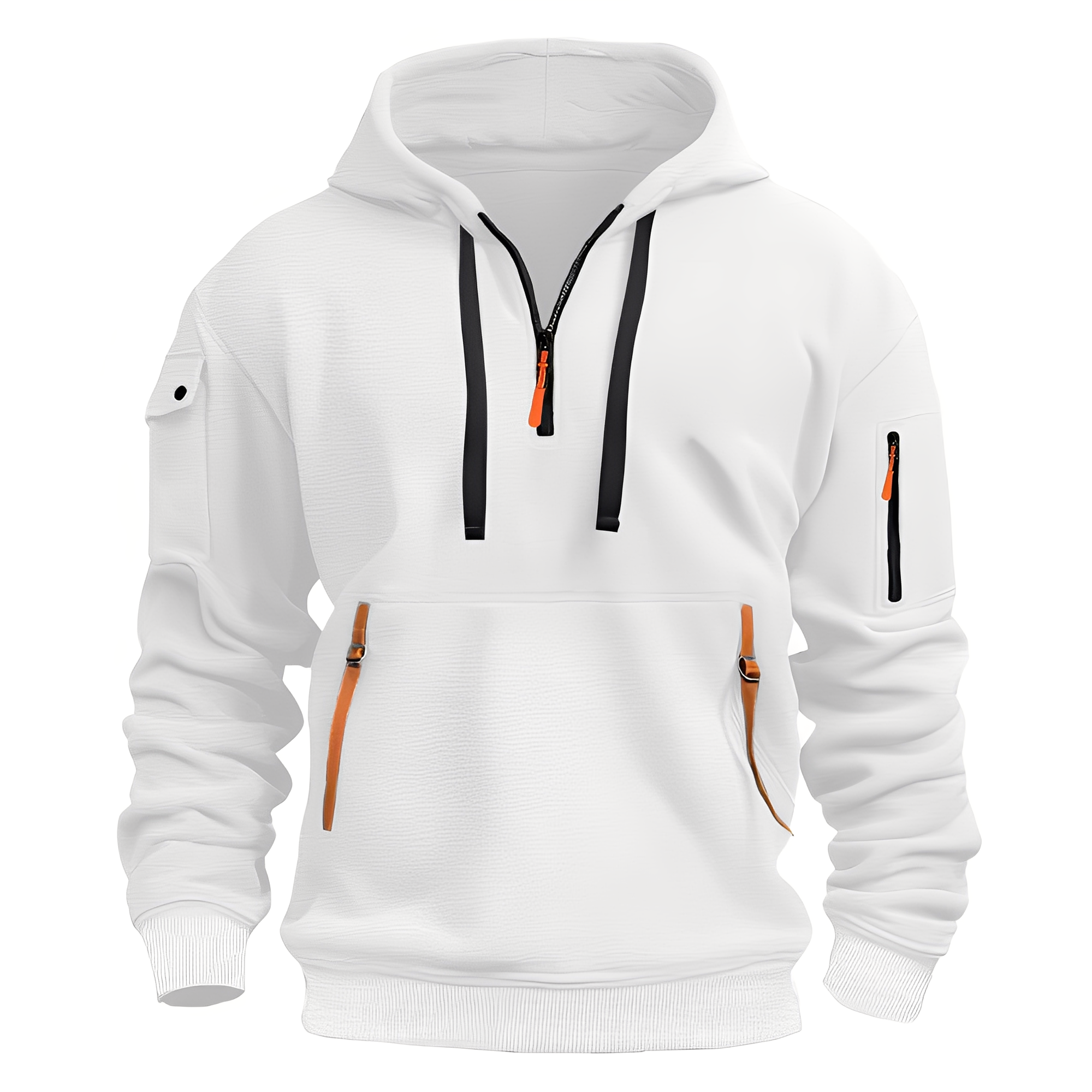 Burton - Eleganter Hoodie mit halbem Reißverschluss