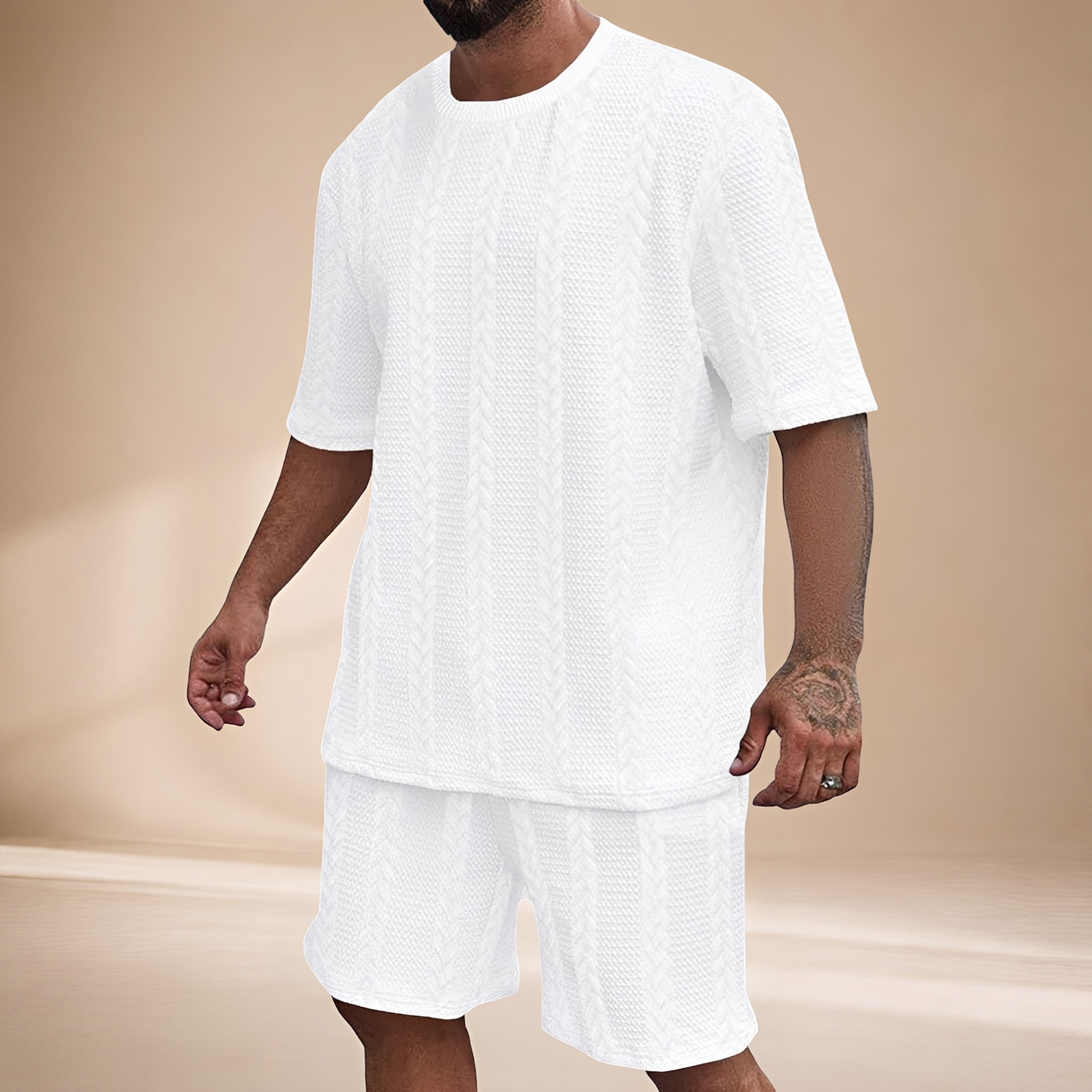 Johnston - Set mit bequemem Oberteil und Shorts