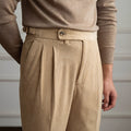 Rafael - Hoch taillierte Cord-Hosen