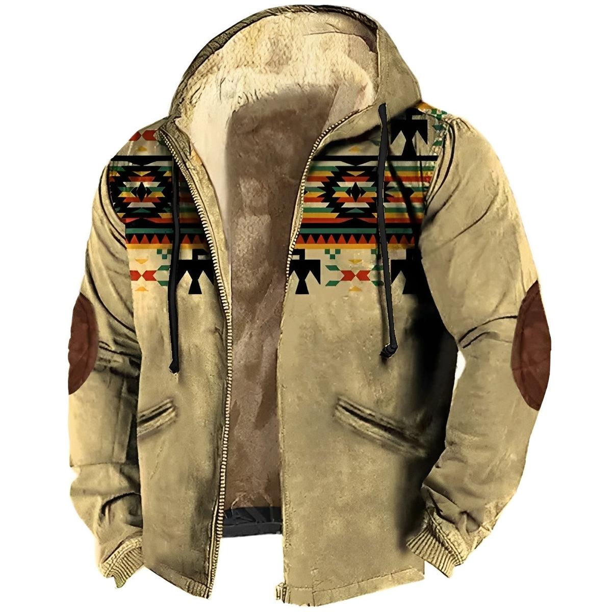 Edwin - Zeitgemäßer Herren-Hoodie mit ethnischem Muster