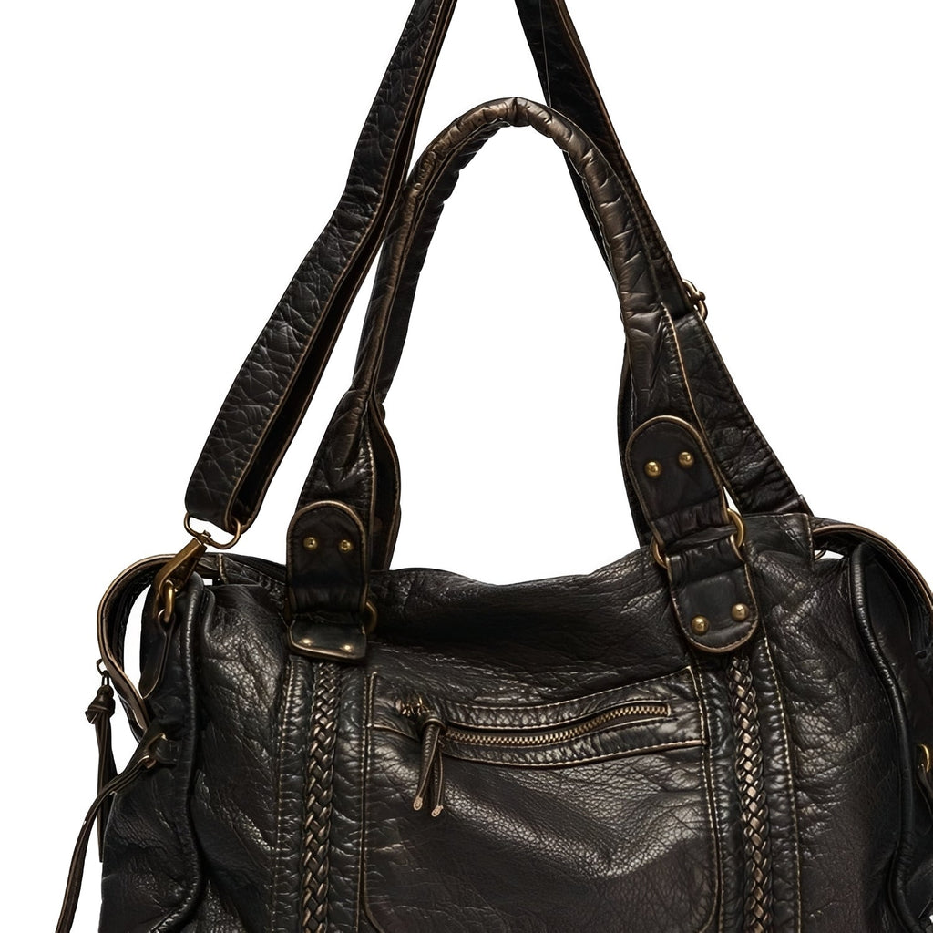 Hollie - Damenhandtasche mit Reißverschluss im entspannten Stil
