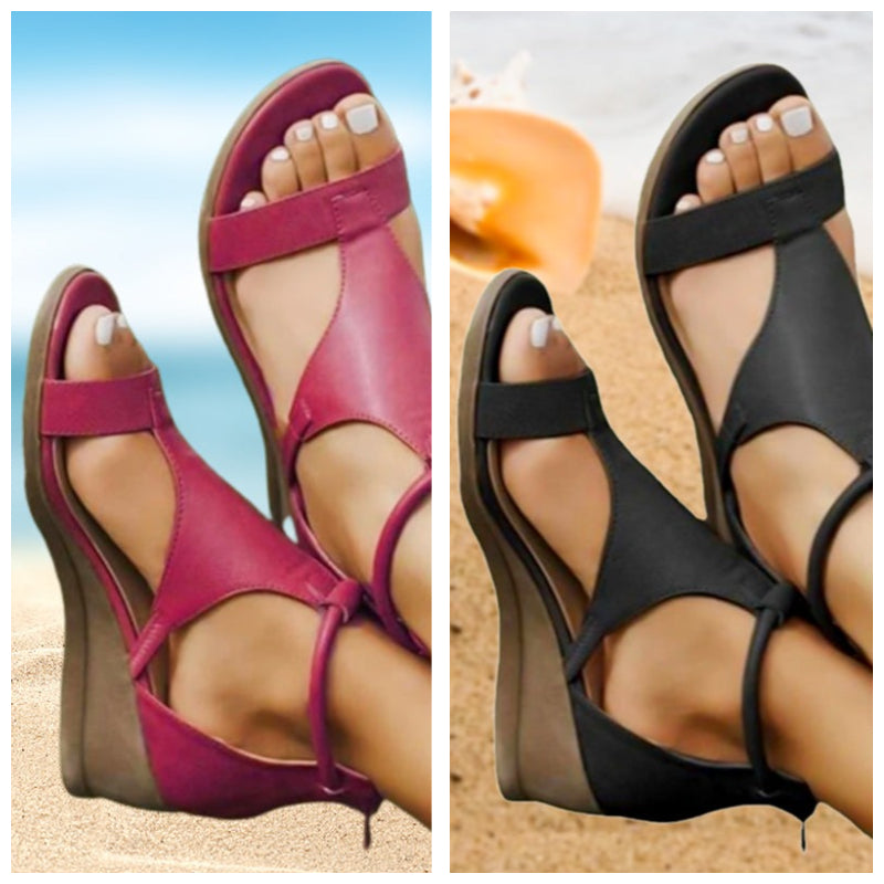 Anne - Keilsandalen mit Keilabsatz