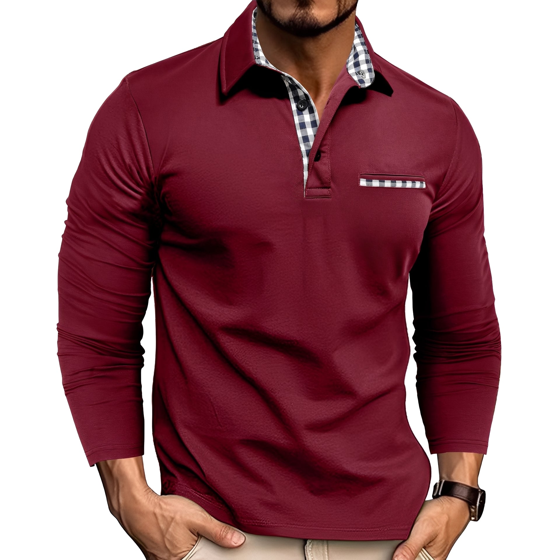 Rupert - Komfortables Langarm-Poloshirt