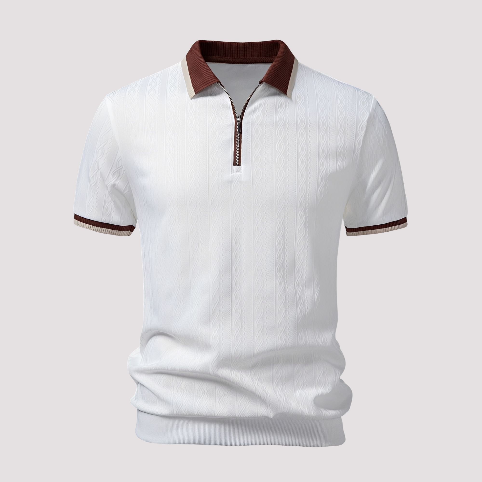Bryn - Stylisches Zip-Poloshirt