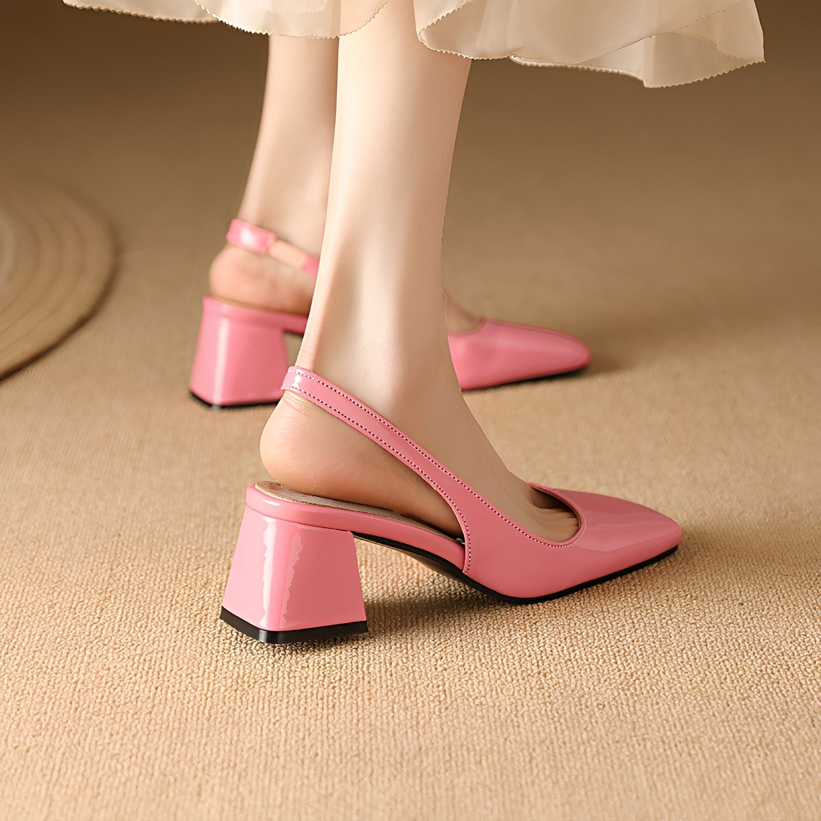 Kristen - Elegante Schuhe mit eckigem Absatz
