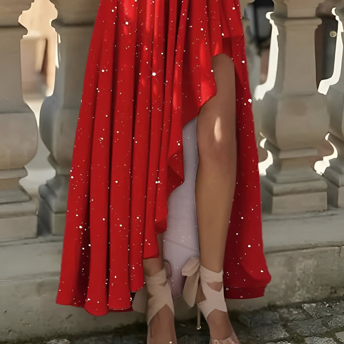 Damenkleid mit hoher Taille – Stilvolles Kleid für Sommer, Events und Alltag