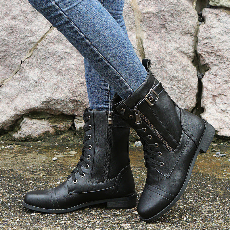 Katerina - Edle Stiefel mit kleinem Absatz
