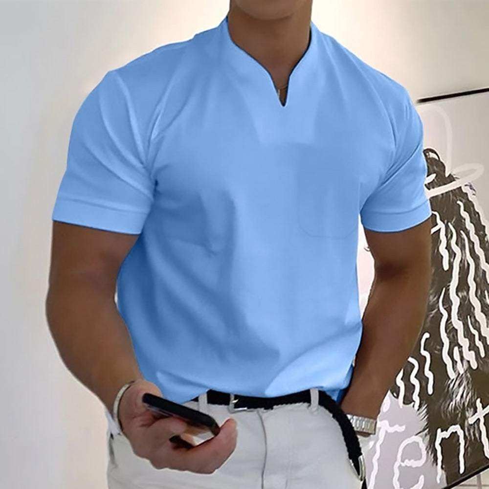 Herren Poloshirt – Modernes Polo mit Stehkragen für Freizeit & Alltag