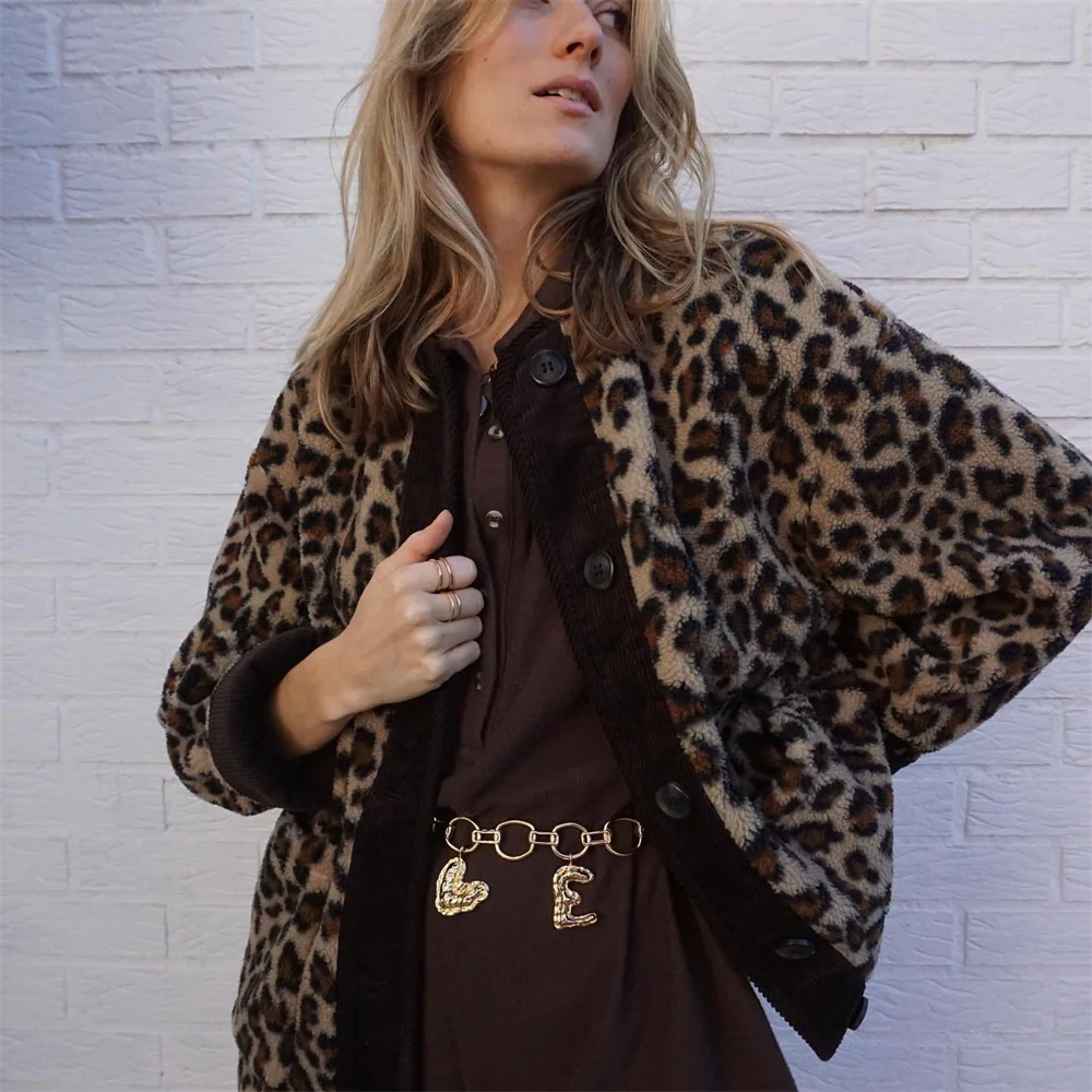 Franca - Leopardenmuster Jacke