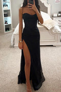 Elinna - Elegantes Kleid mit Schlitz für Damen