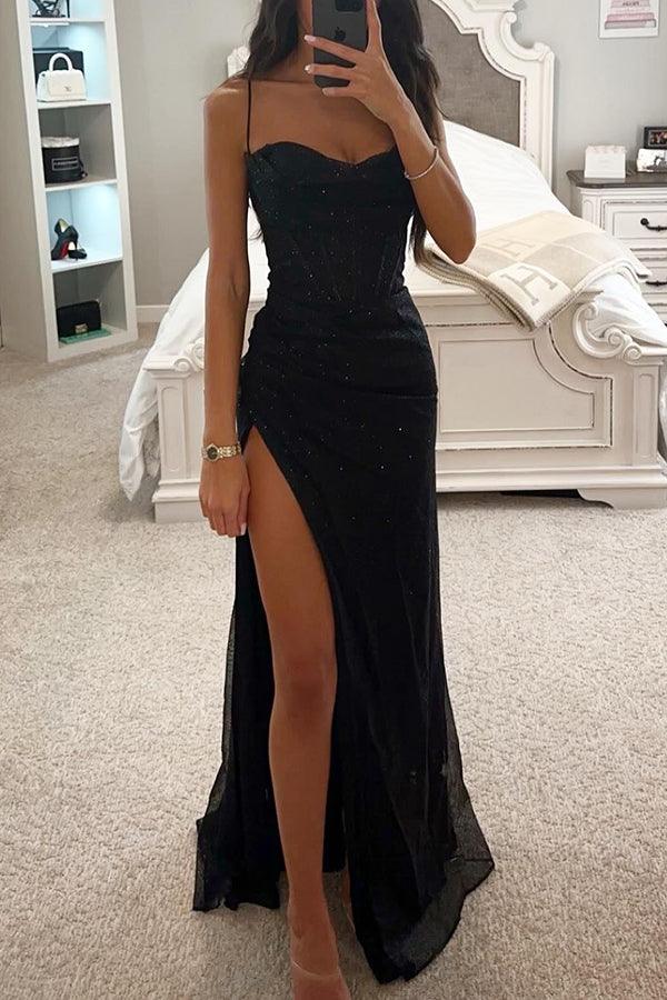 Elinna - Elegantes Kleid mit Schlitz für Damen
