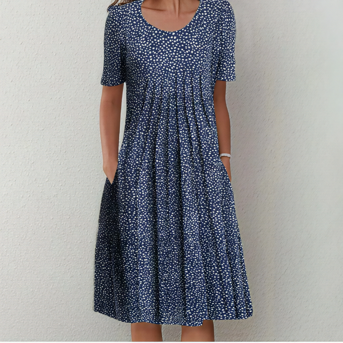 Emma - Gemustertes Damen Sommerkleid