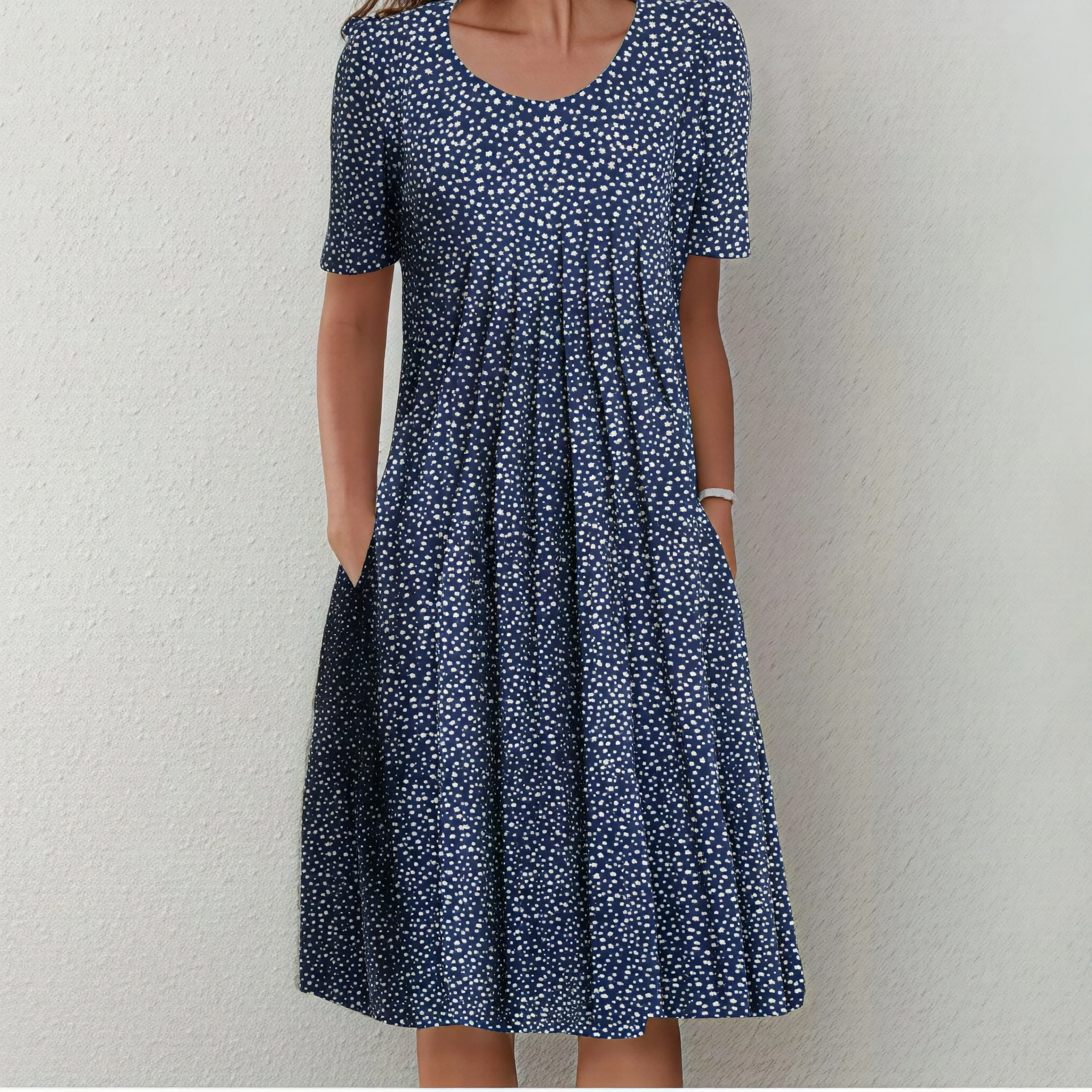 Emma - Gemustertes Damen Sommerkleid