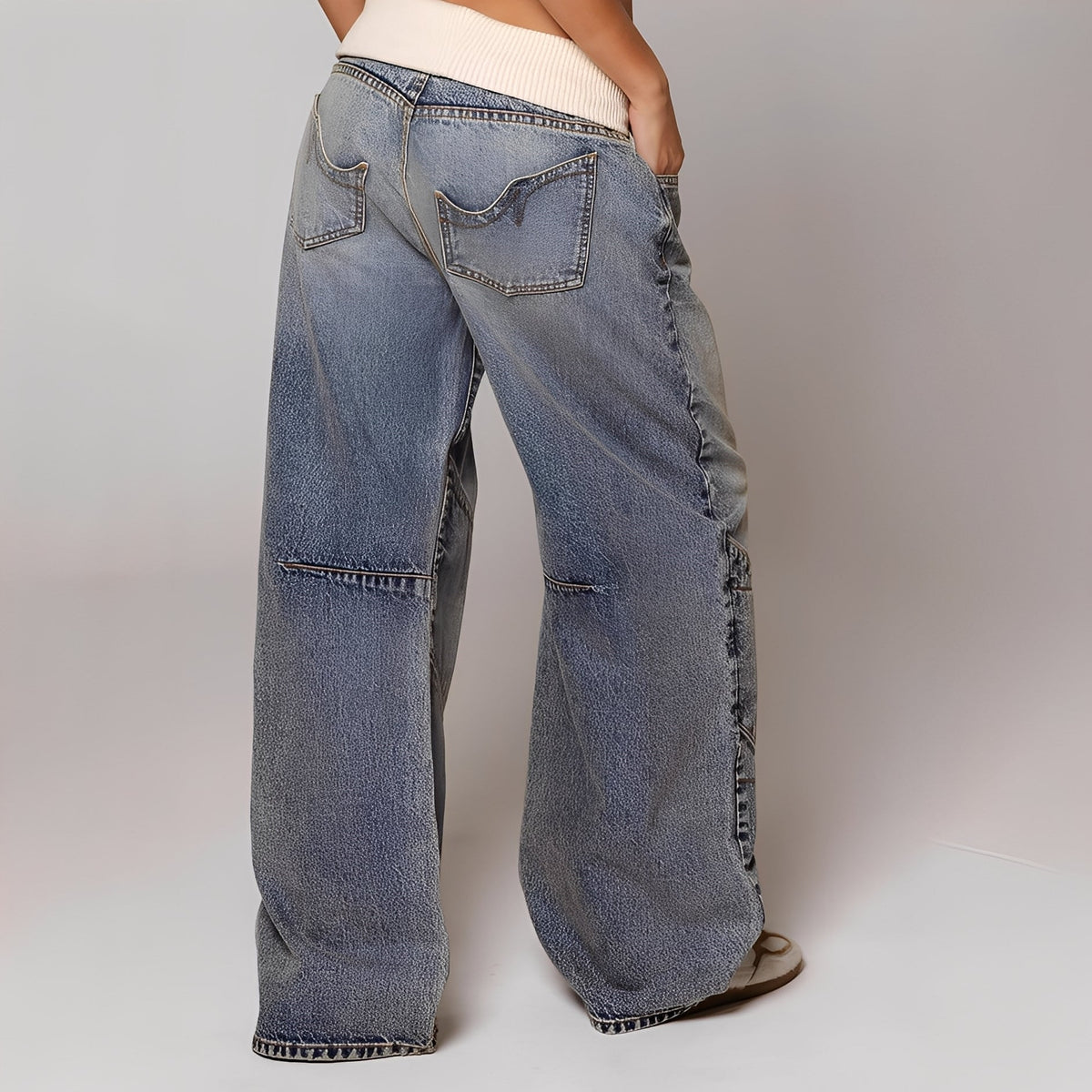 Vanessa - Bequeme und lässige Damenjeans mit weitem Schnitt