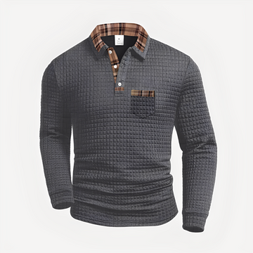 Morris - Schickes Langarm-Poloshirt
