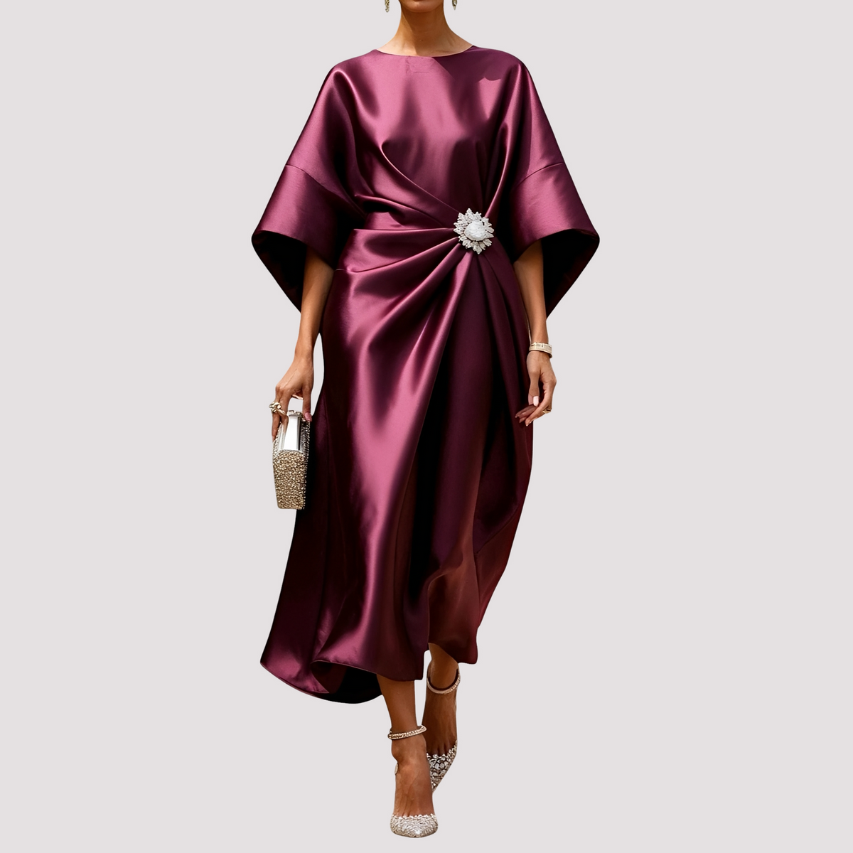 Kay - Elegantes Wickel-Midikleid