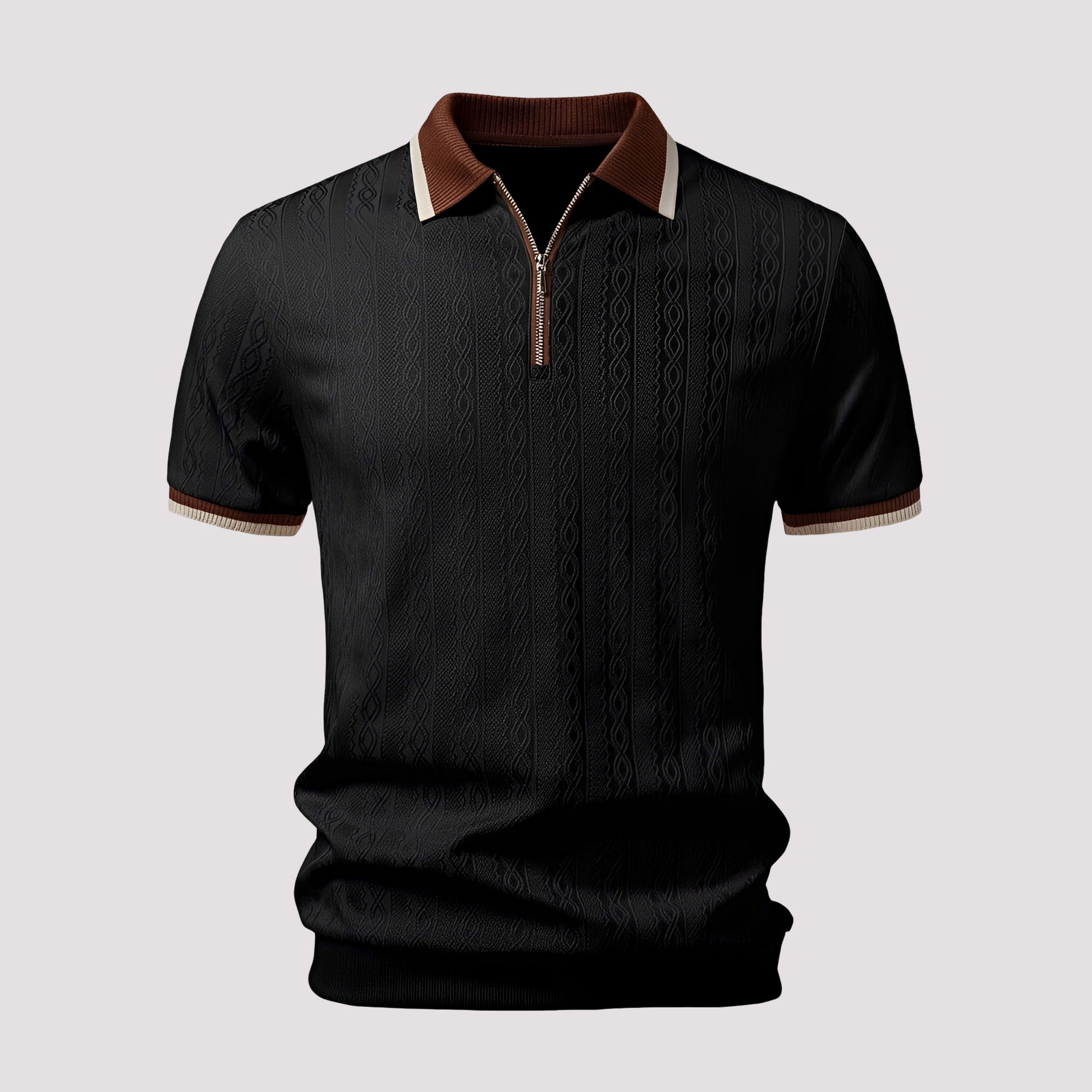 Bryn - Stylisches Zip-Poloshirt