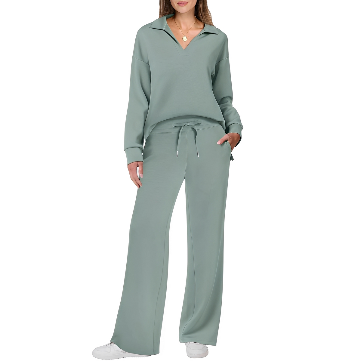 Justina - Komfortables Damen-Set mit Oberteil und Hose