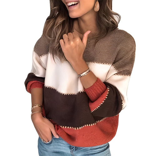 Aubrie - Komfortabler Streifenpullover