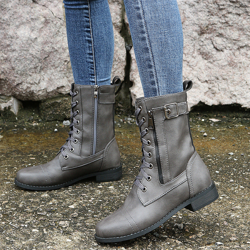 Katerina - Edle Stiefel mit kleinem Absatz