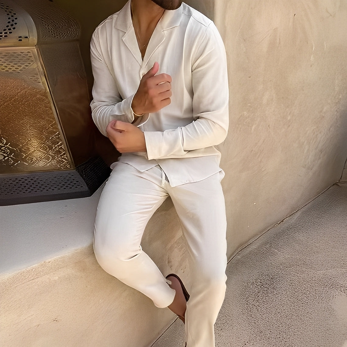 Hadrien - Herren-Set mit Oberteil und Hose