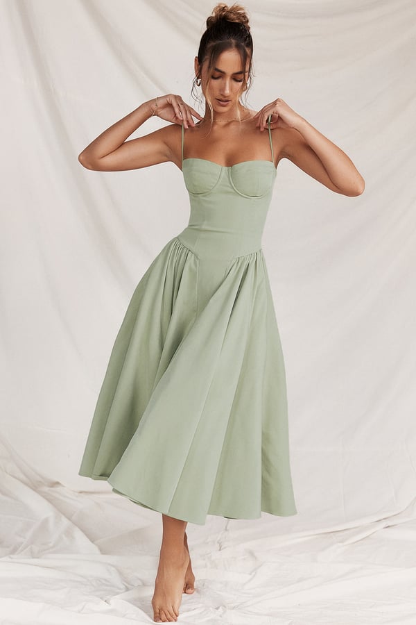 Jutte- Elegantes Damen Midikleid
