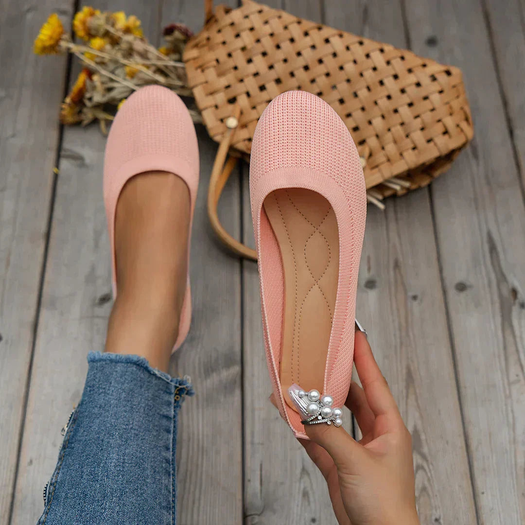 Damen Ballerinas – Leichte bequeme Flats aus Mesh für Alltag & Sommer