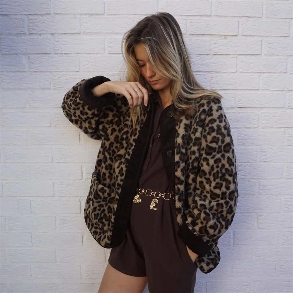 Franca - Leopardenmuster Jacke