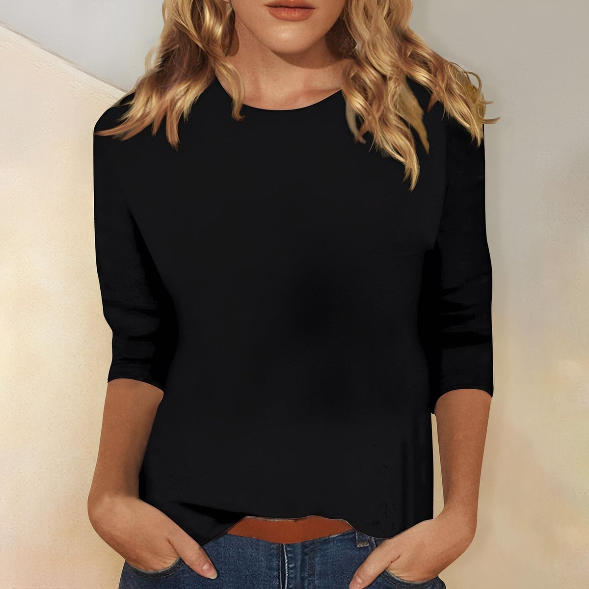 Katherina - Komfortables Rundhals-Shirt