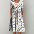 Emma - Gemustertes Damen Sommerkleid