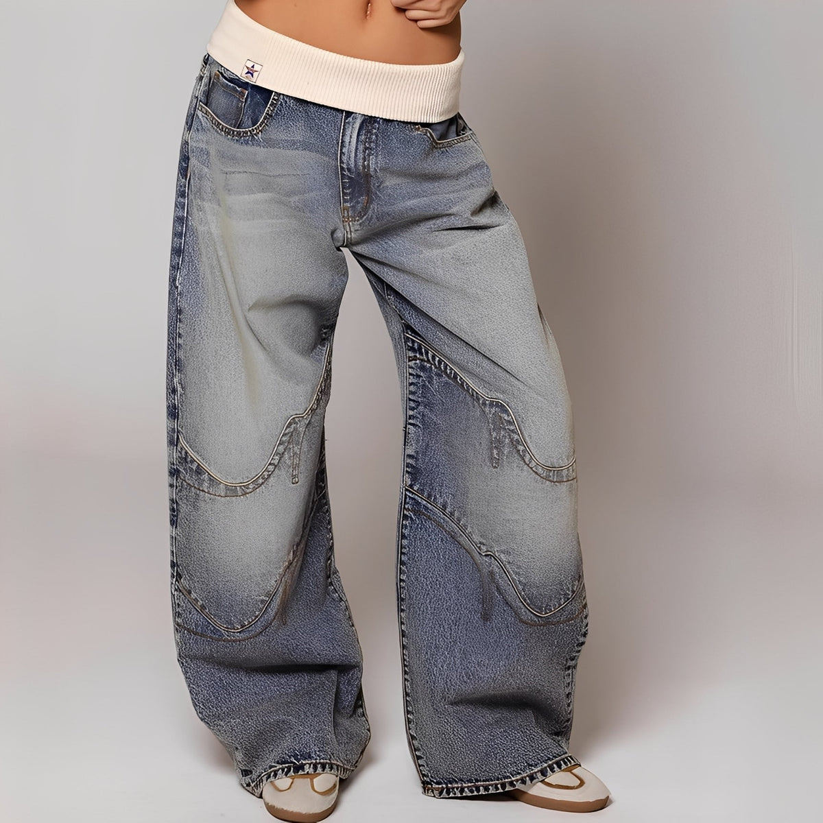 Vanessa - Bequeme und lässige Damenjeans mit weitem Schnitt