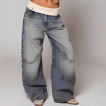 Vanessa - Bequeme und lässige Damenjeans mit weitem Schnitt