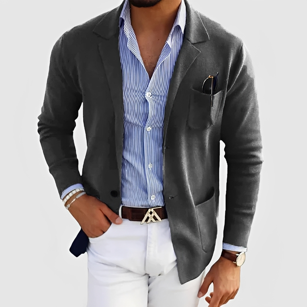 Toby - Klassische Jacke mit Knöpfen