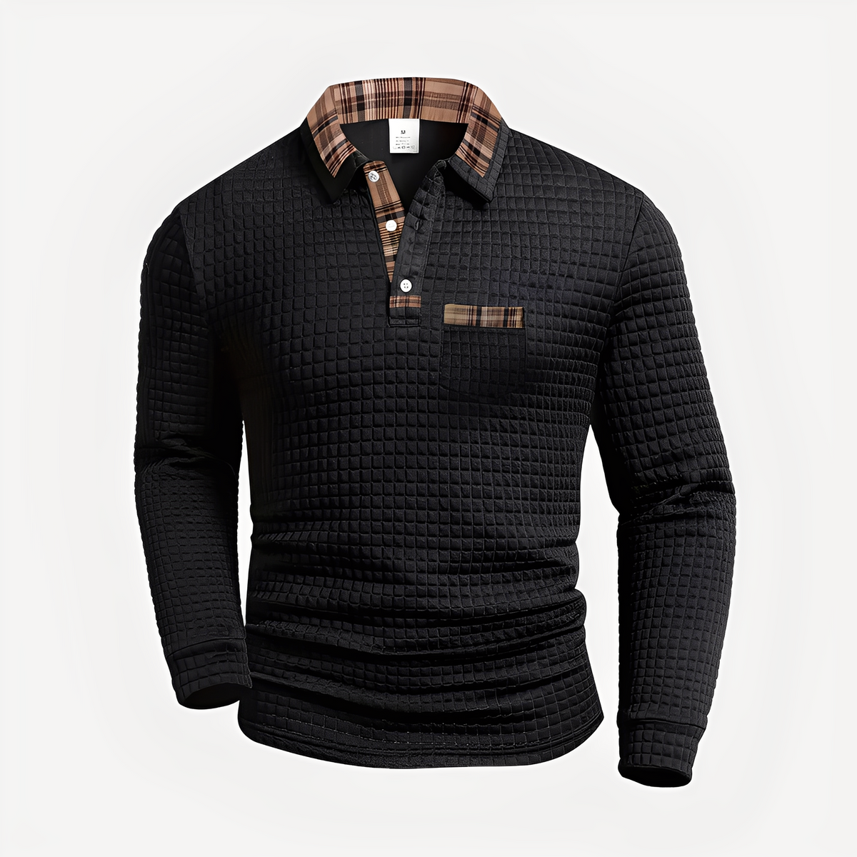 Morris - Schickes Langarm-Poloshirt