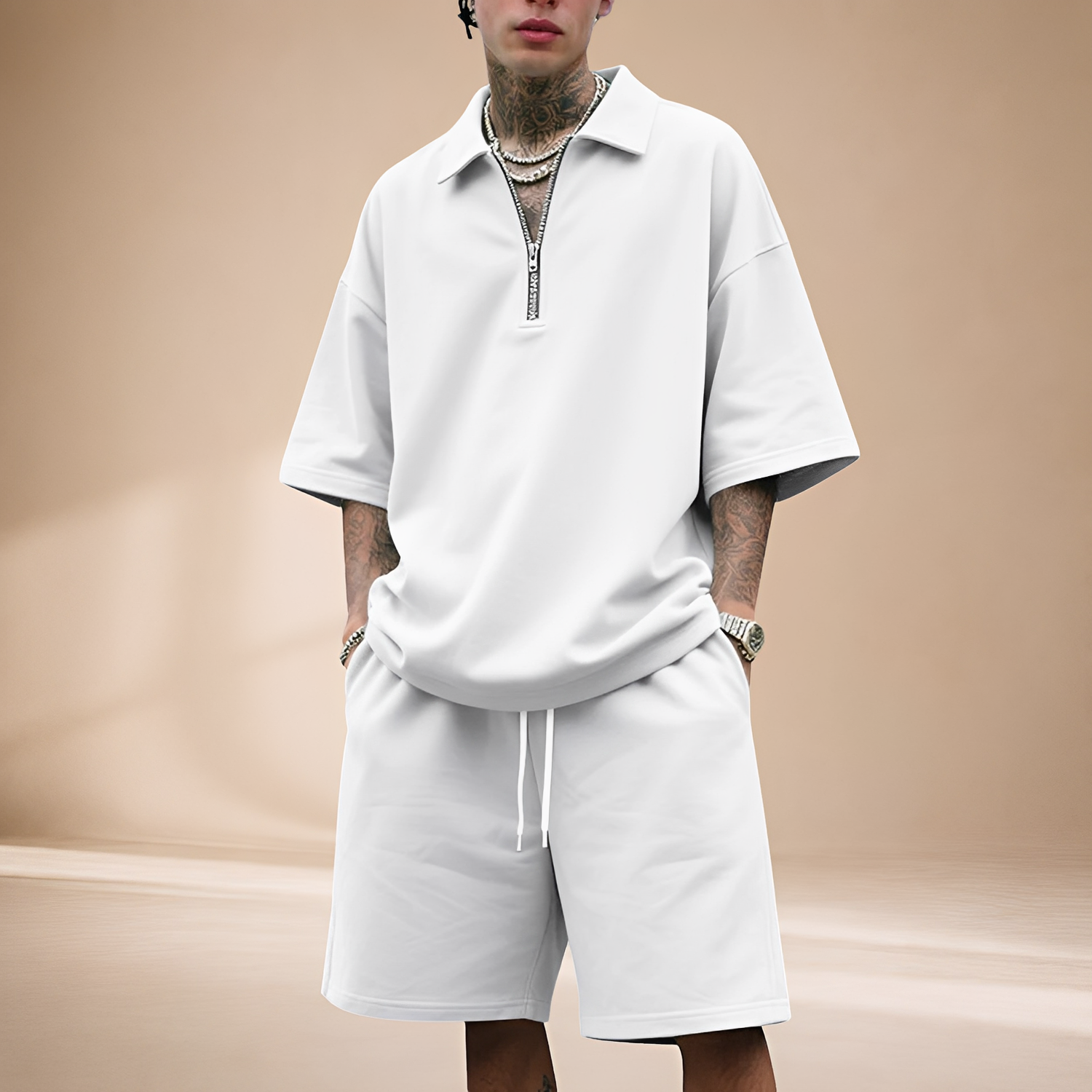 Keenan - Lässiges Set mit Zipper