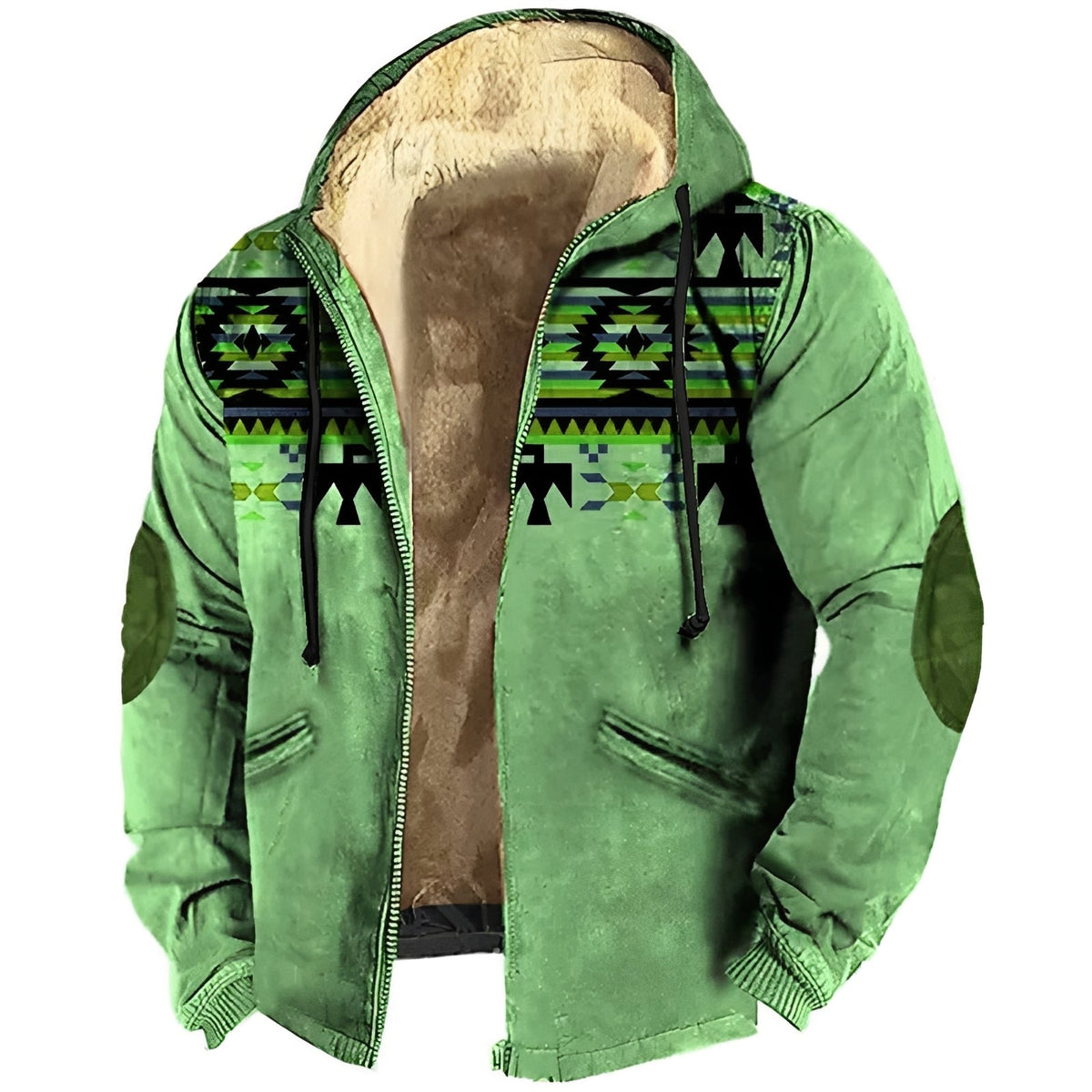 Edwin - Zeitgemäßer Herren-Hoodie mit ethnischem Muster