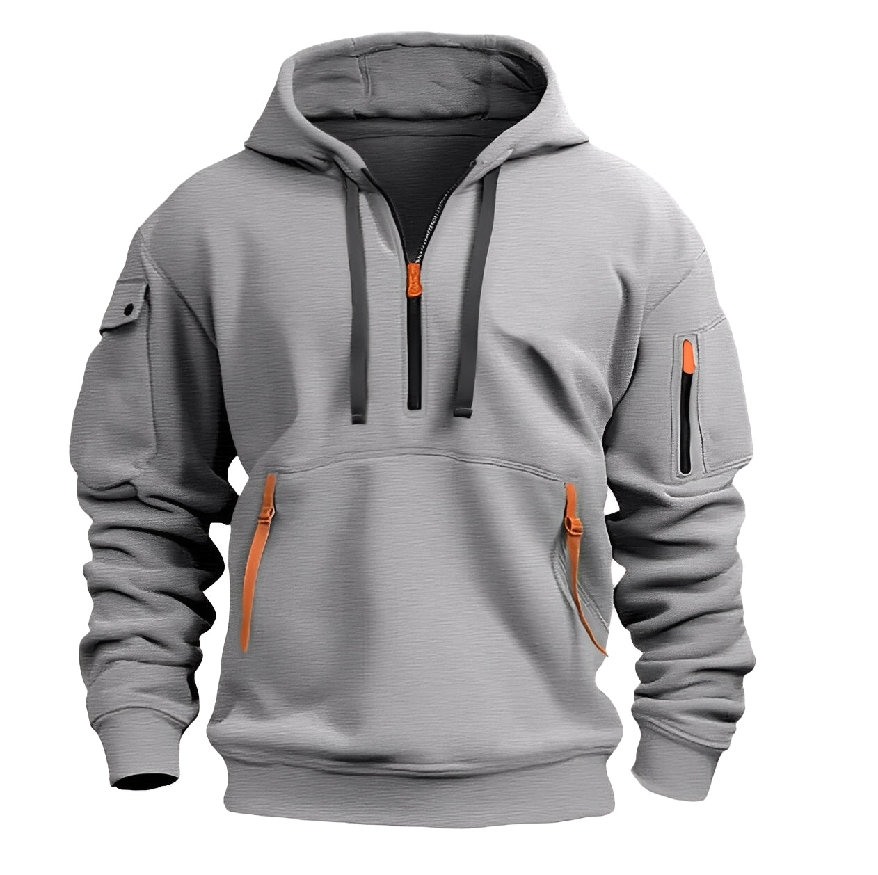 Burton - Eleganter Hoodie mit halbem Reißverschluss