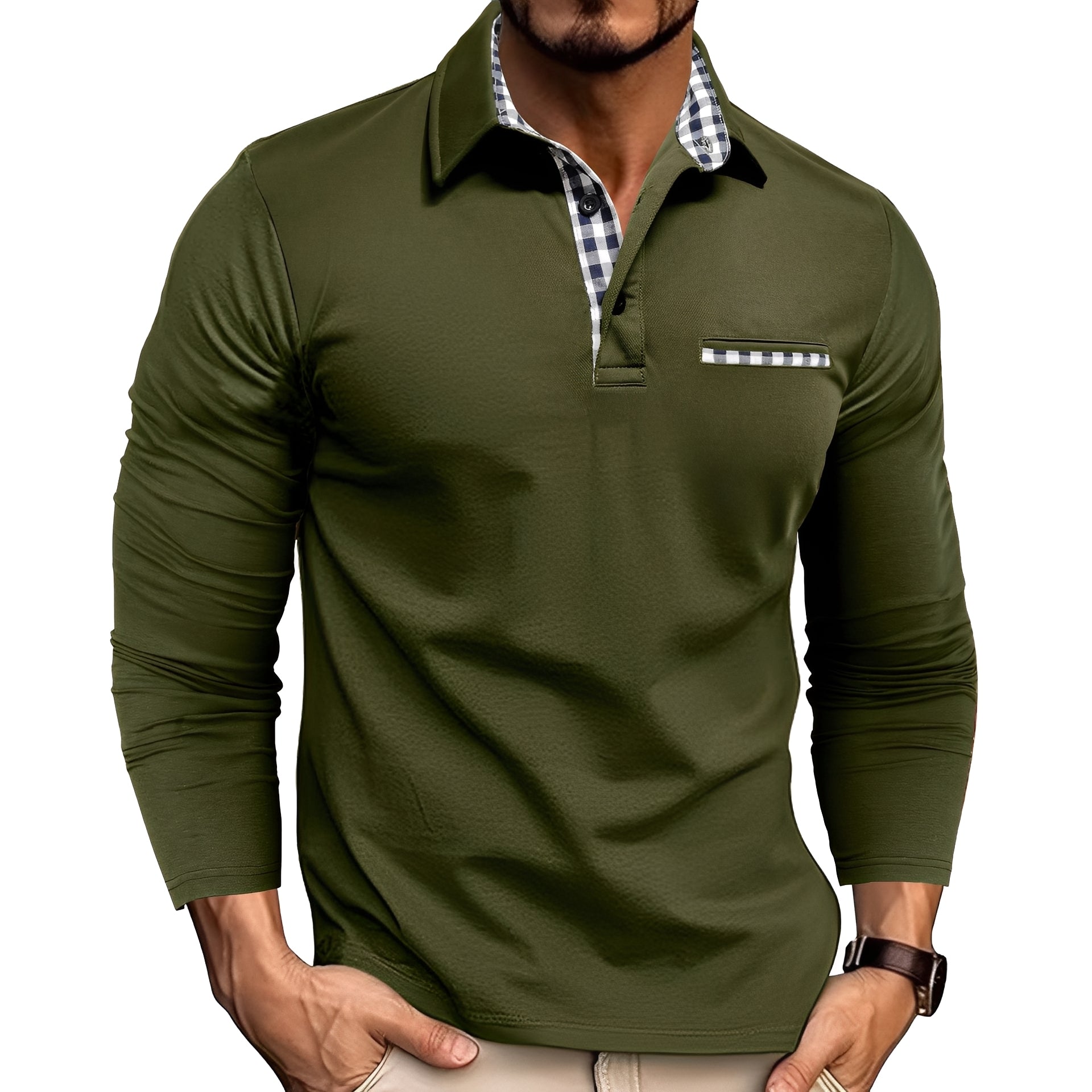 Rupert - Komfortables Langarm-Poloshirt