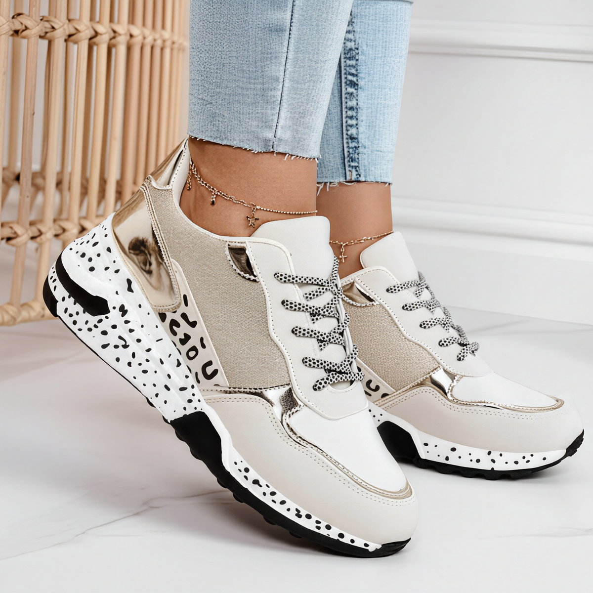Delora - Damen Sneaker mit Plateau