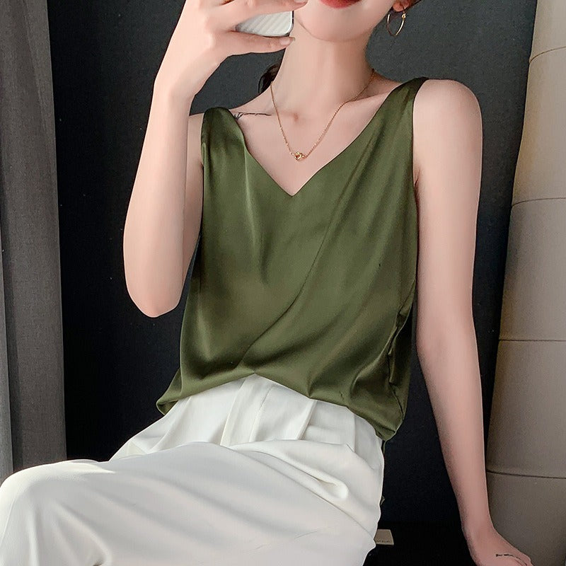 Gladys - Tanktop mit V-Ausschnitt