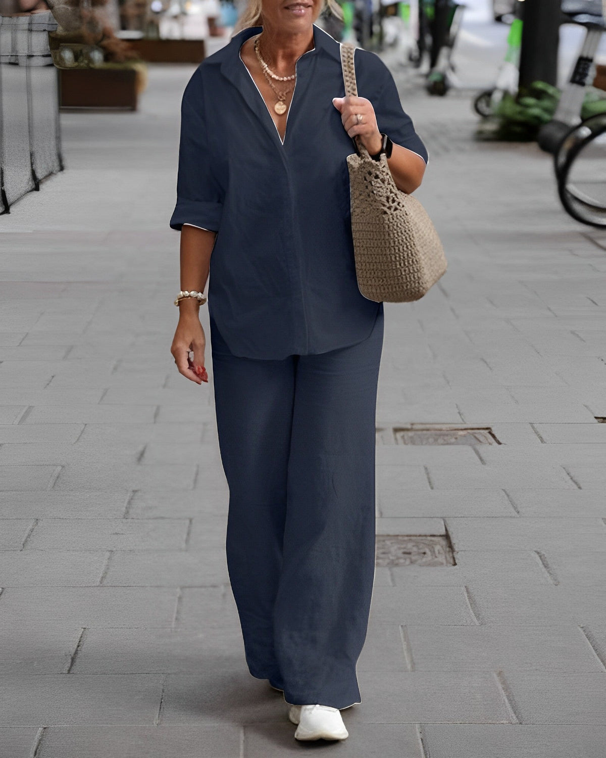 Beth Outfit Set - Elegantes Damen Zweiteiler Set
